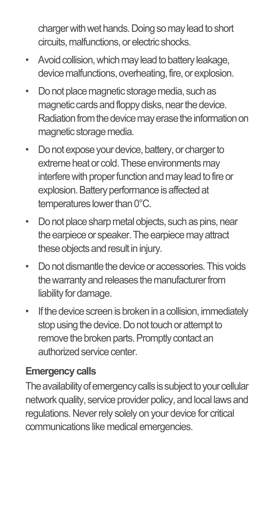 Emergency calls | Huawei Ascend G510 Quick Start User Manual | Page 22 / 31