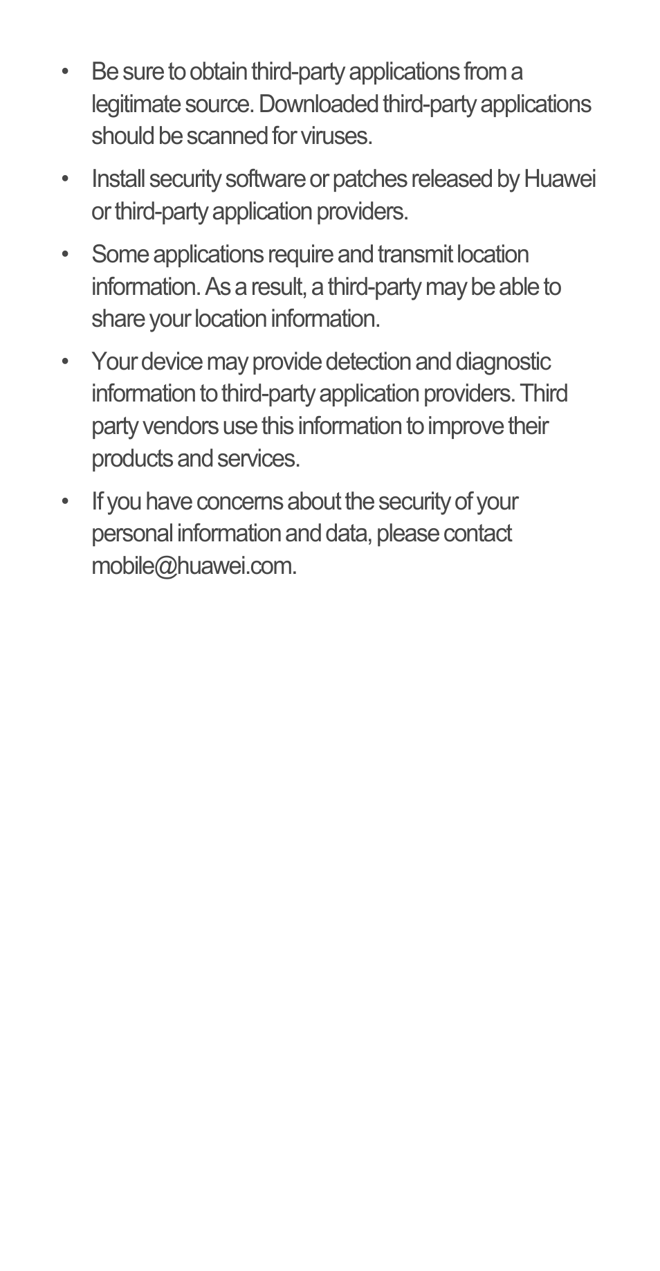 Huawei Ascend G510 Quick Start User Manual | Page 29 / 31