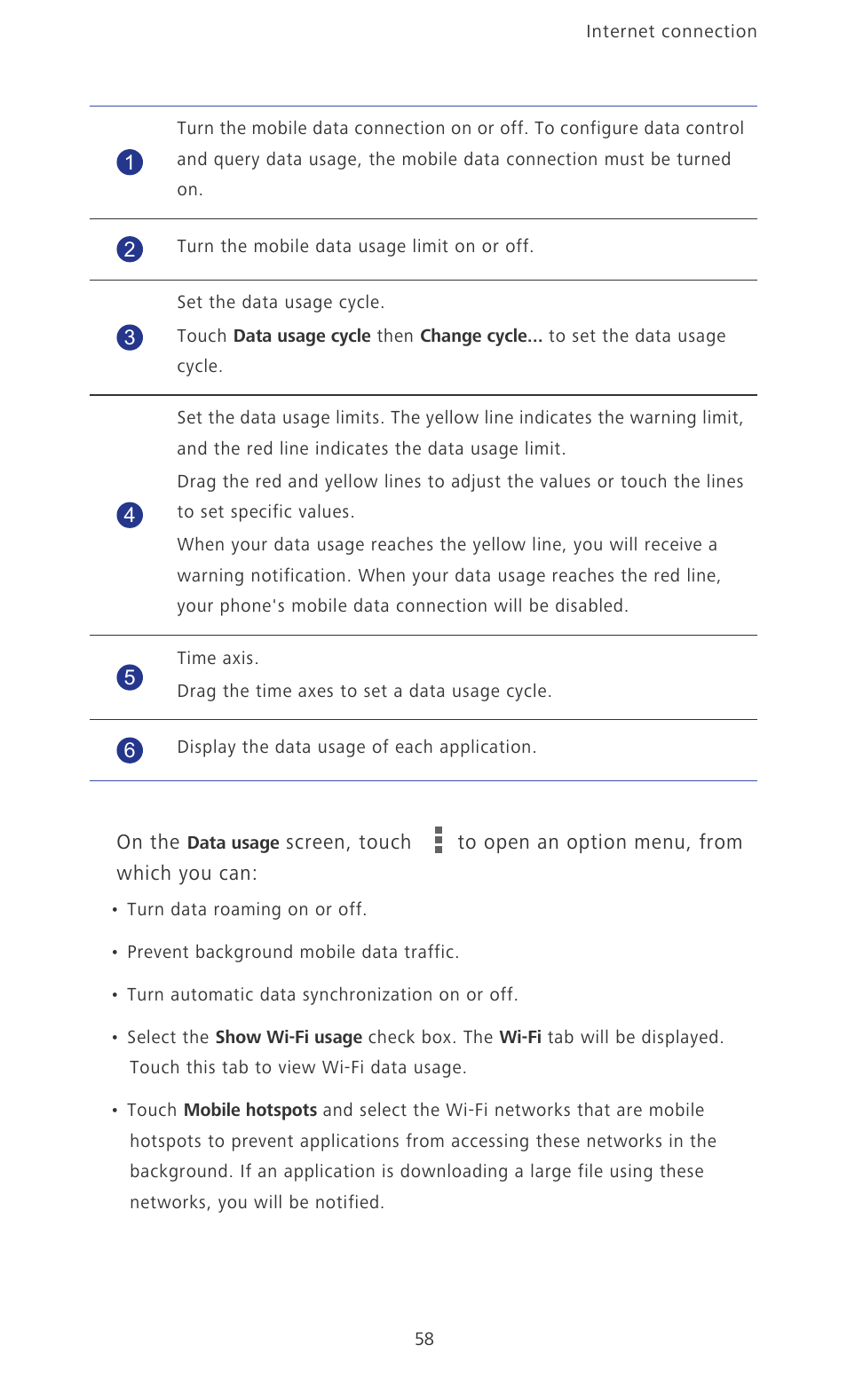 Huawei Ascend D2 User Manual | Page 63 / 103