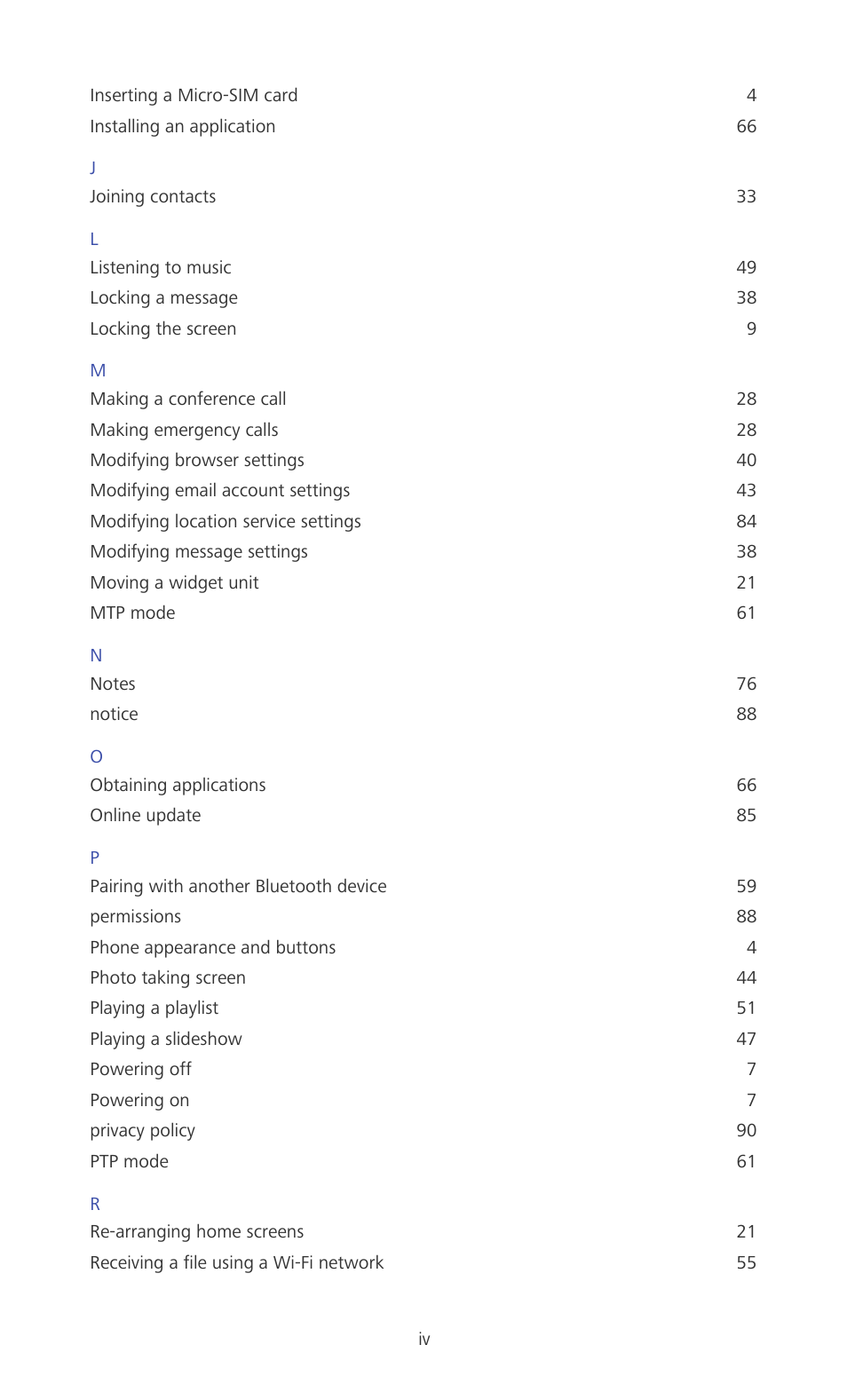 Huawei Ascend D2 User Manual | Page 99 / 103