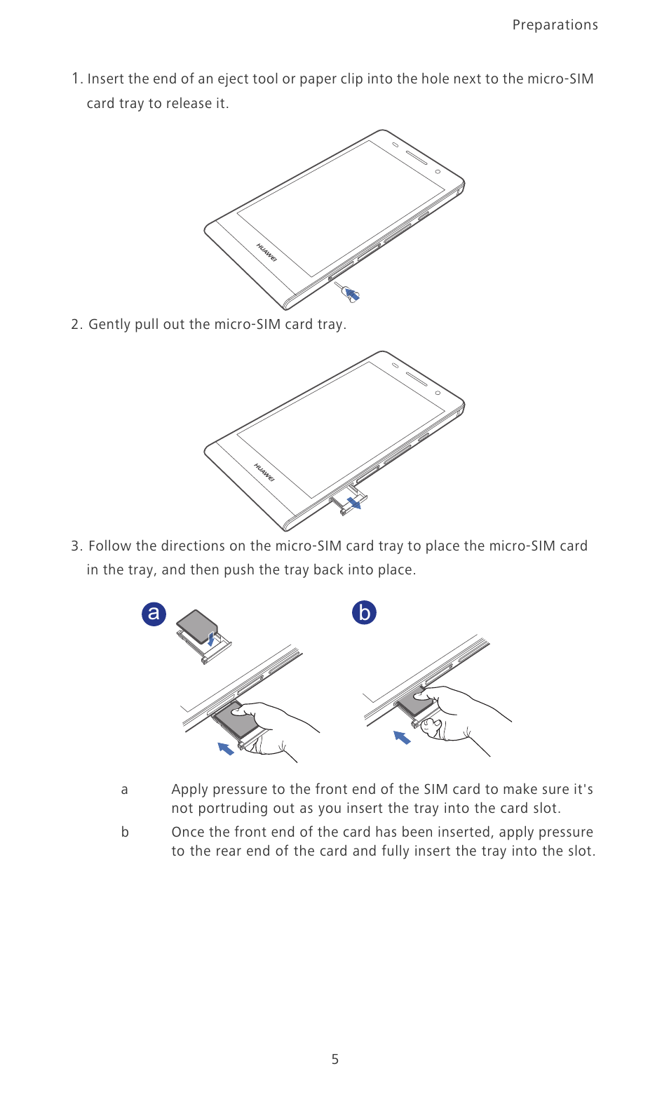 Huawei Ascend P6 User Guide User Manual | Page 10 / 107