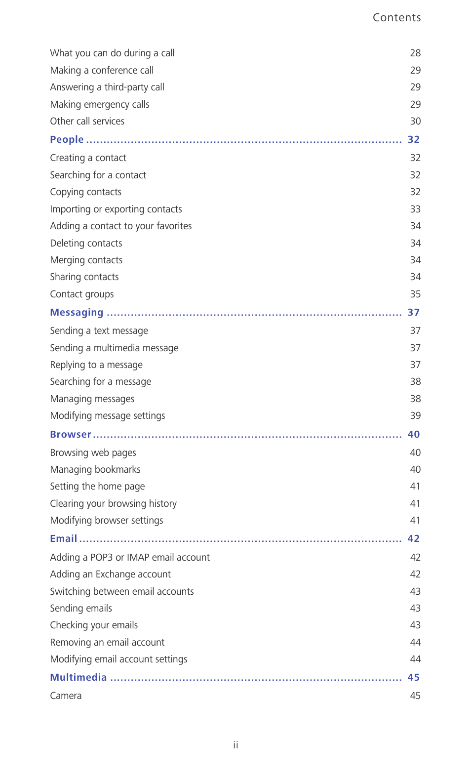 Huawei Ascend P6 User Guide User Manual | Page 3 / 107