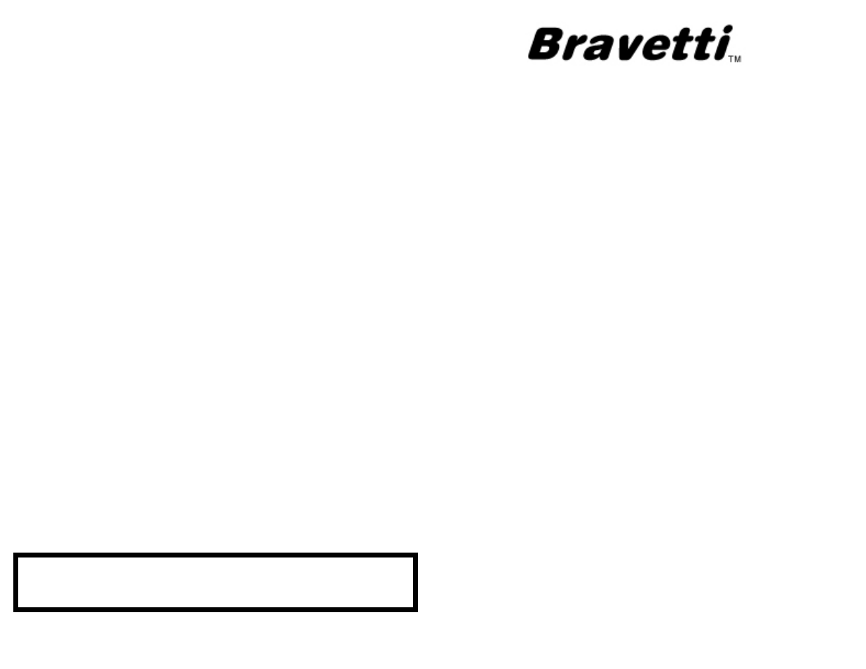 Save these instructions, Important safety instructions, For household use only | One (1) year limited warranty | Bravetti KB305H User Manual | Page 2 / 4