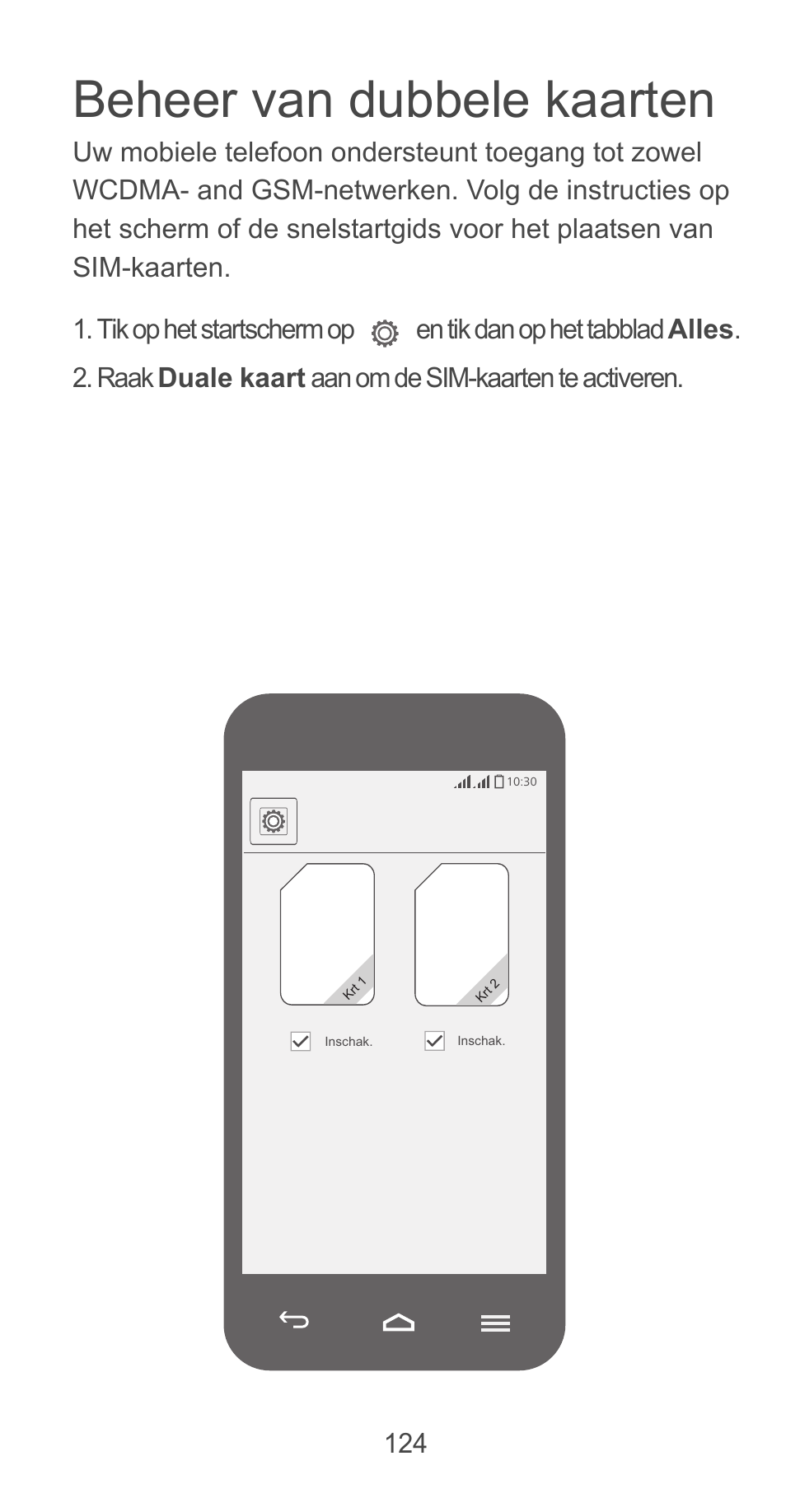 Beheer van dubbele kaarten | Huawei Ascend G525 User Manual | Page 124 / 168