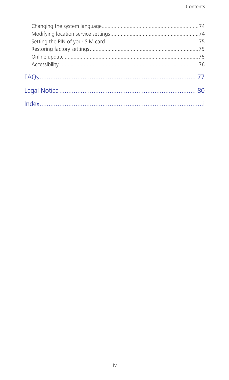 Huawei Ascend G610-U15 User Manual | Page 5 / 94