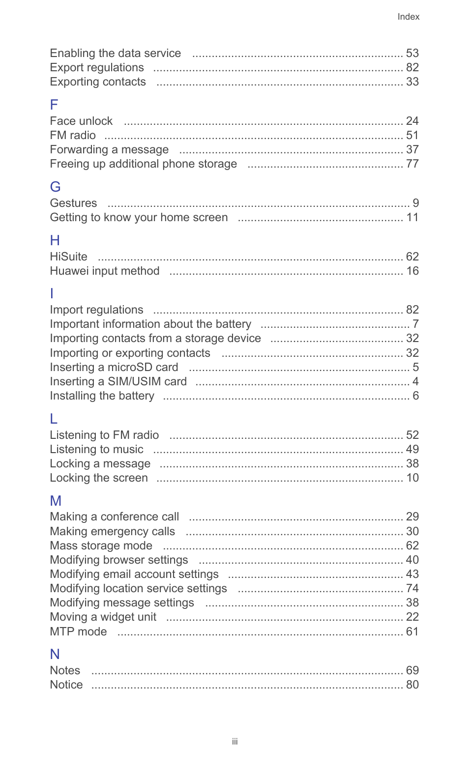 Huawei Ascend G610-U15 User Manual | Page 90 / 94
