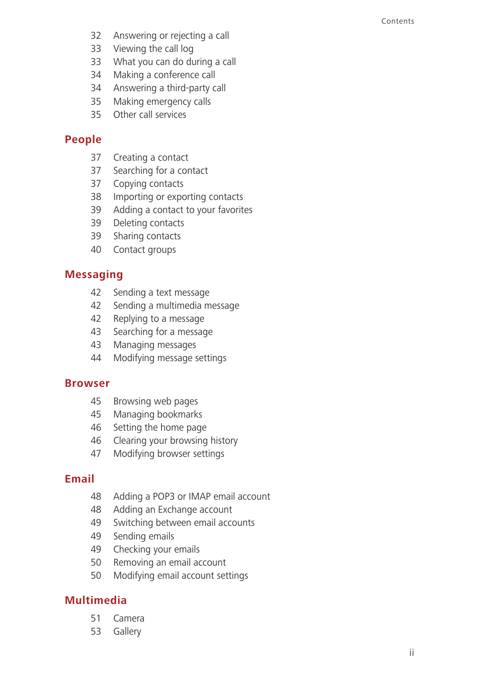 Huawei Ascend G620 User Manual | Page 3 / 99