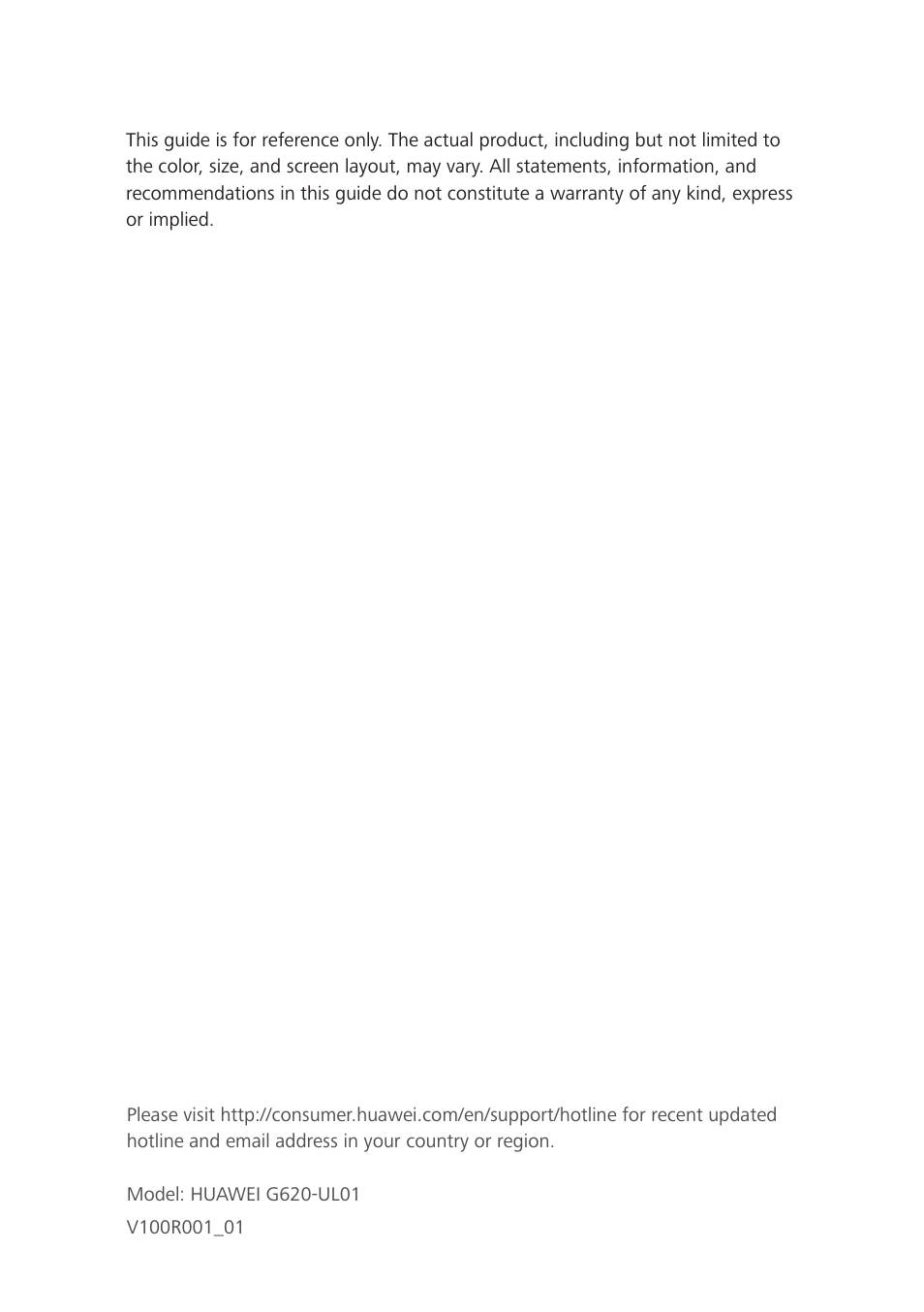 Huawei Ascend G620 User Manual | Page 99 / 99