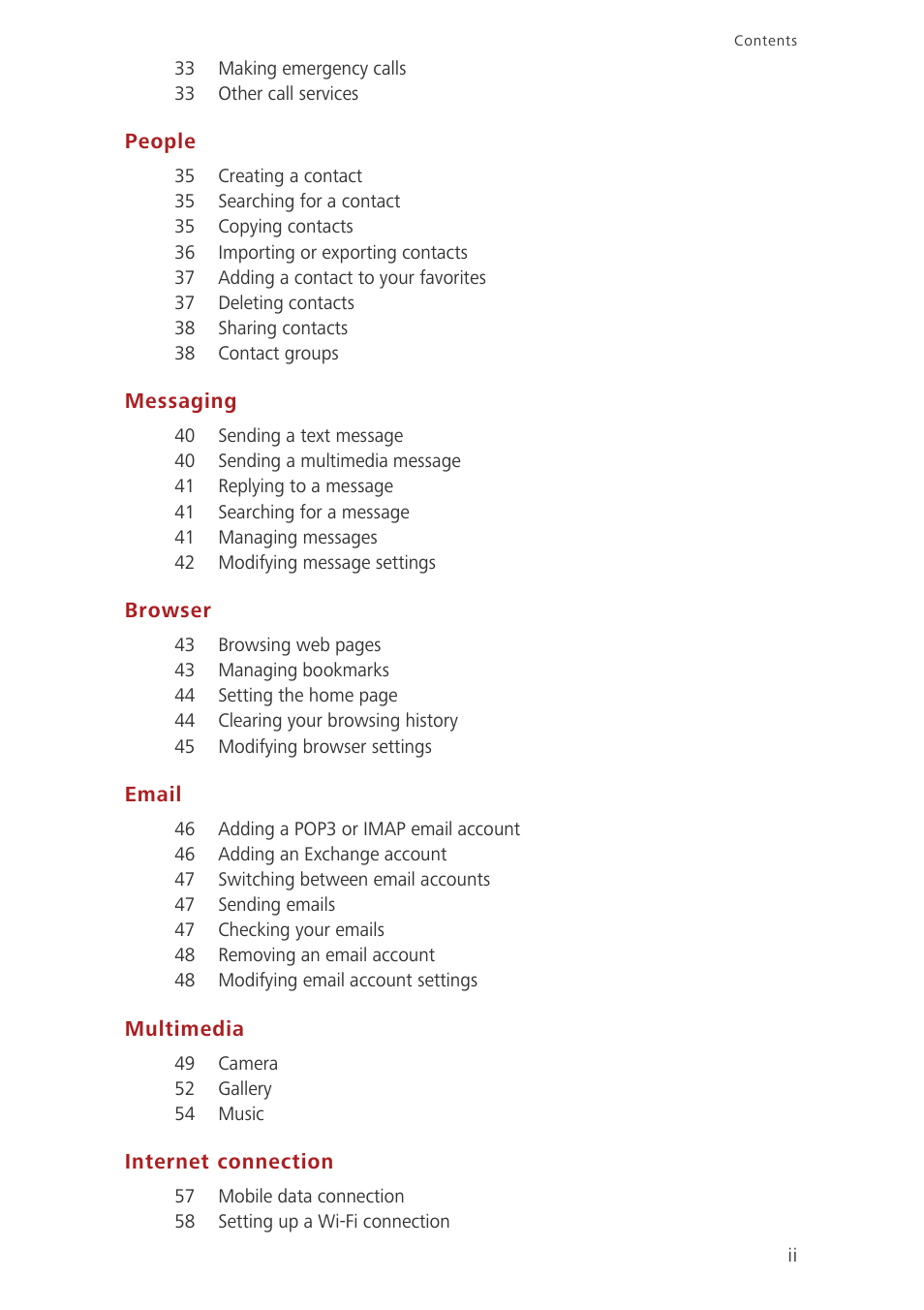 Huawei Ascend G630-U251 User Guide User Manual | Page 3 / 98