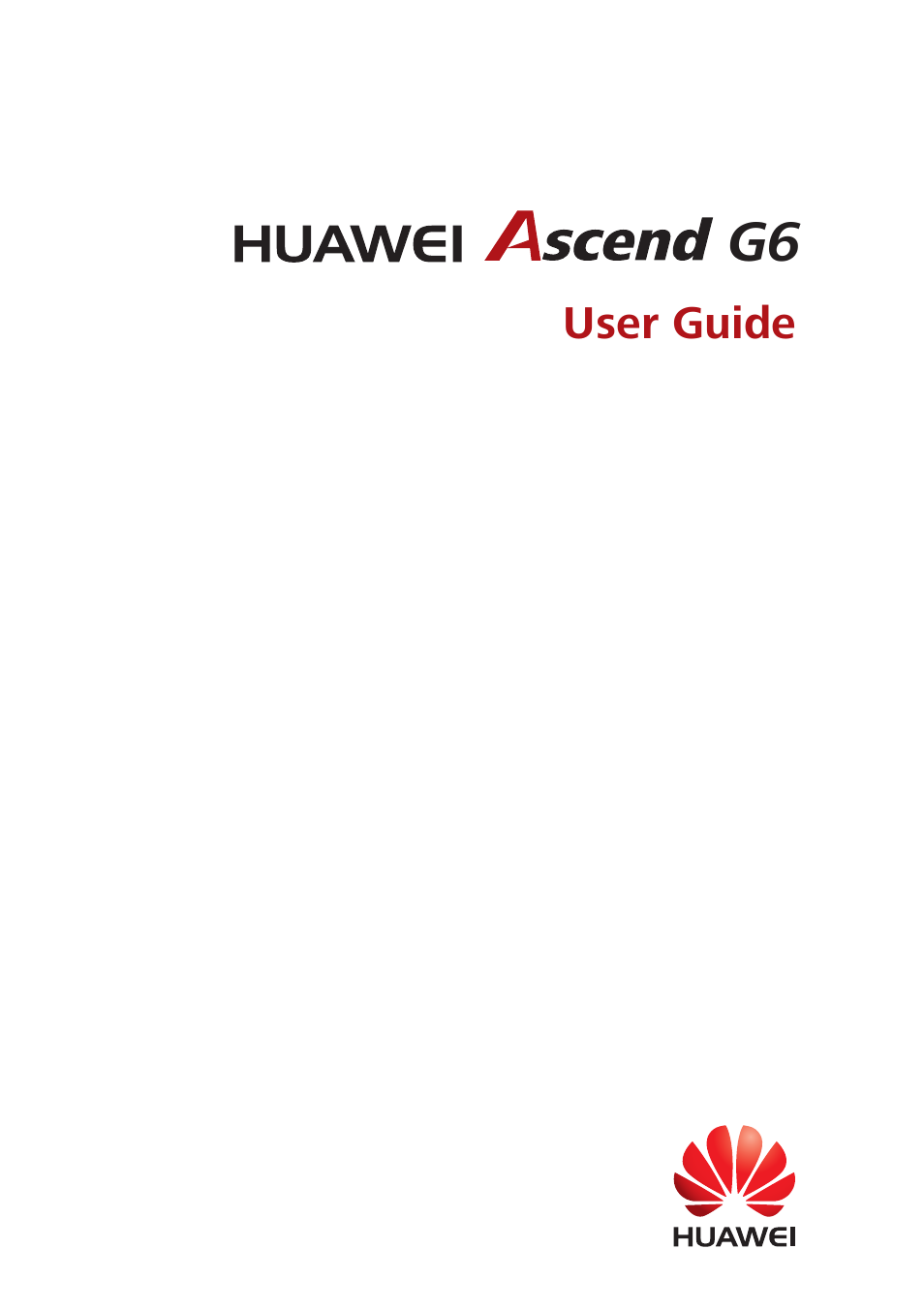 Huawei Ascend G6-U10 User Manual | 59 pages