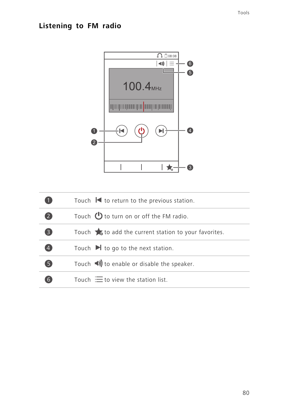 Listening to fm radio | Huawei Ascend G730-U27 User Manual | Page 85 / 101