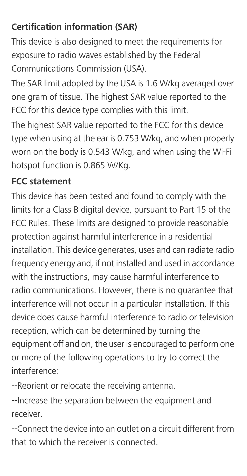 Huawei Ascend G7-L01 Quick Start Guide User Manual | Page 21 / 28