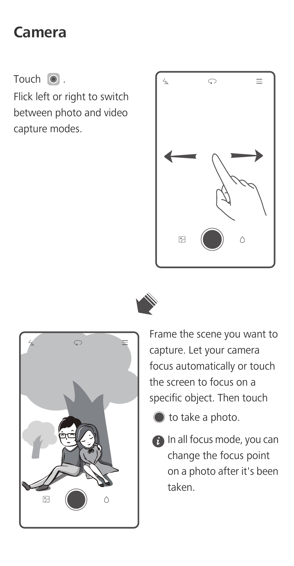 Camera | Huawei Ascend G7-L01 Quick Start Guide User Manual | Page 6 / 28