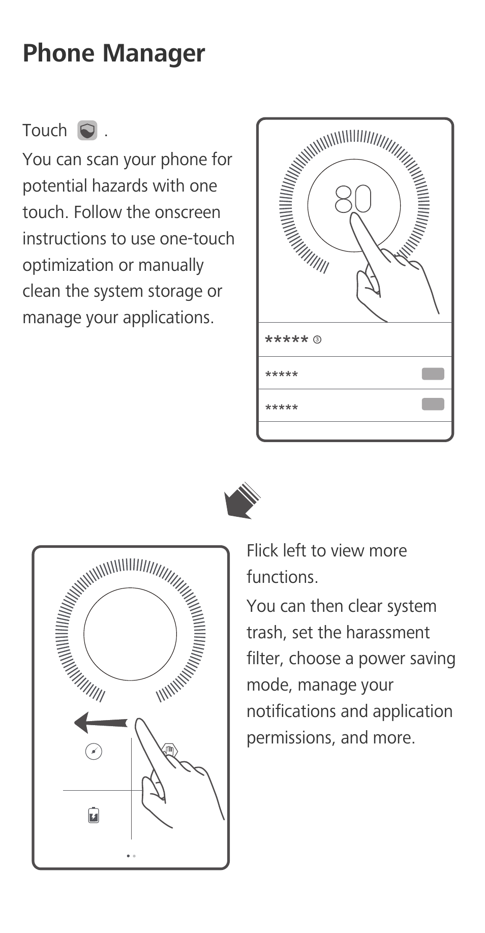 Phone manager | Huawei Ascend G7-L01 Quick Start Guide User Manual | Page 9 / 28