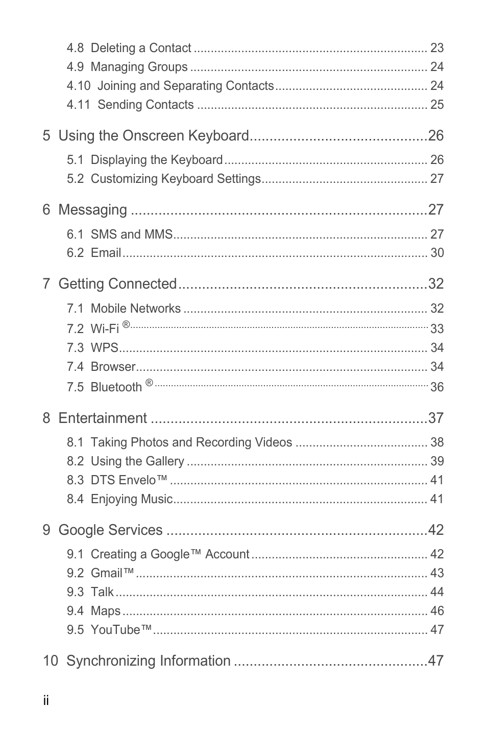 Huawei H866C User Manual | Page 4 / 70