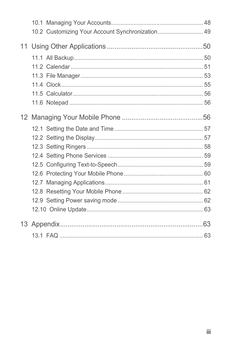 Huawei H866C User Manual | Page 5 / 70