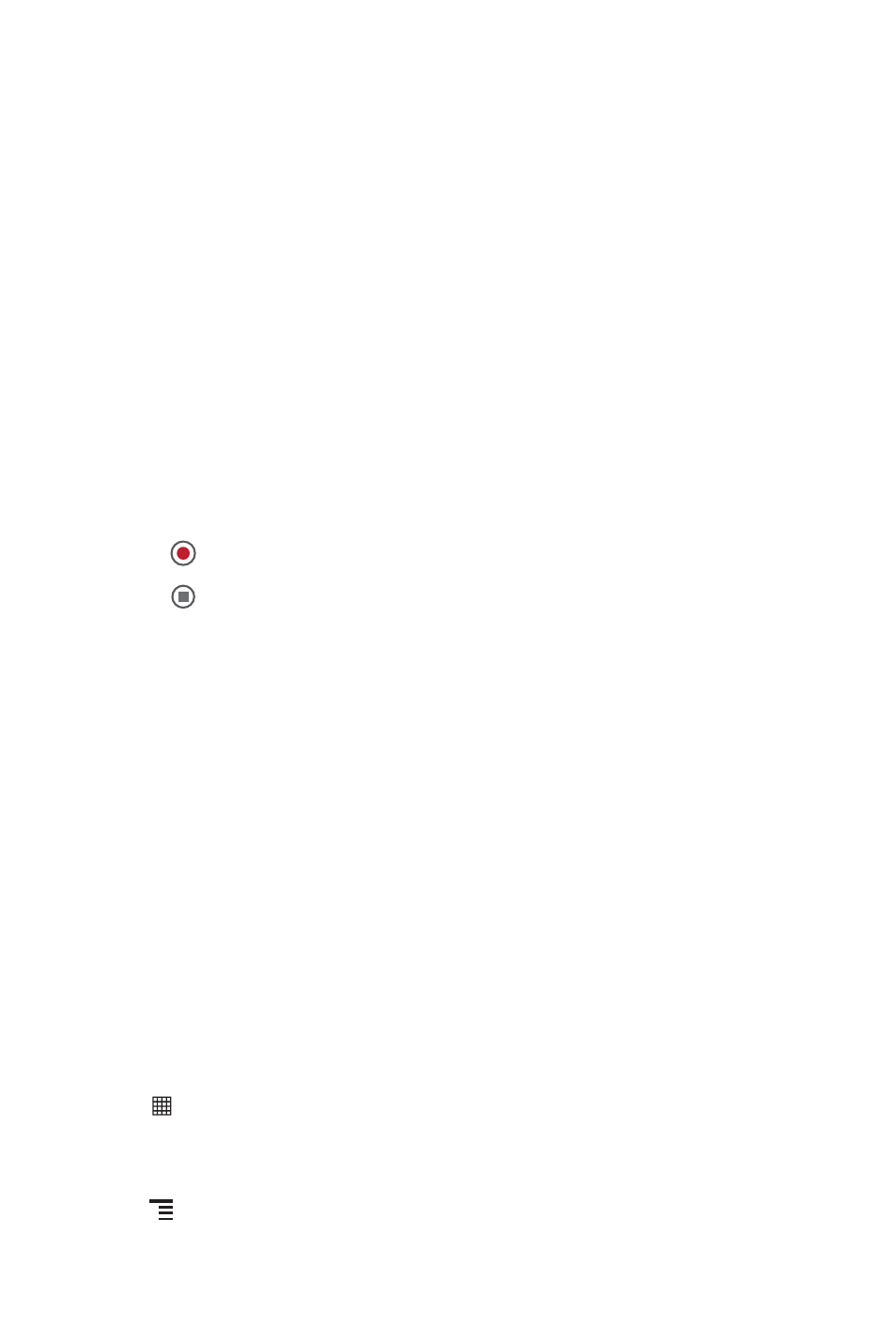 3 viewing your photos, 4 recording a video, 5 viewing your videos | 2 using the gallery, 1 opening the gallery | Huawei M835 User Guide User Manual | Page 41 / 72