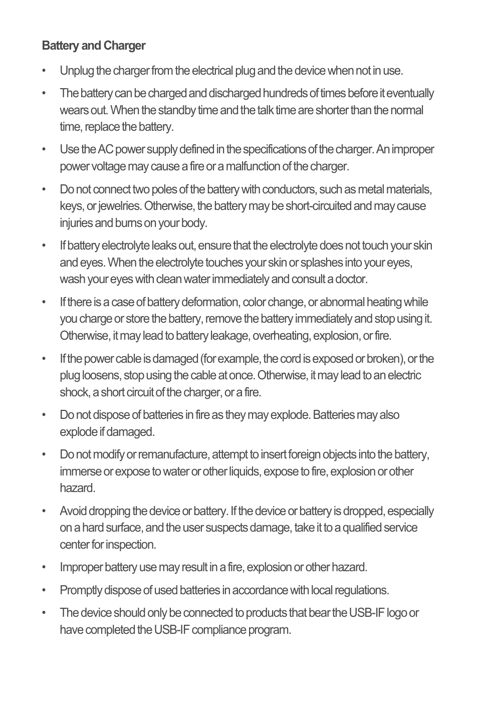 Battery and charger | Huawei M835 Quick Start User Manual | Page 16 / 23