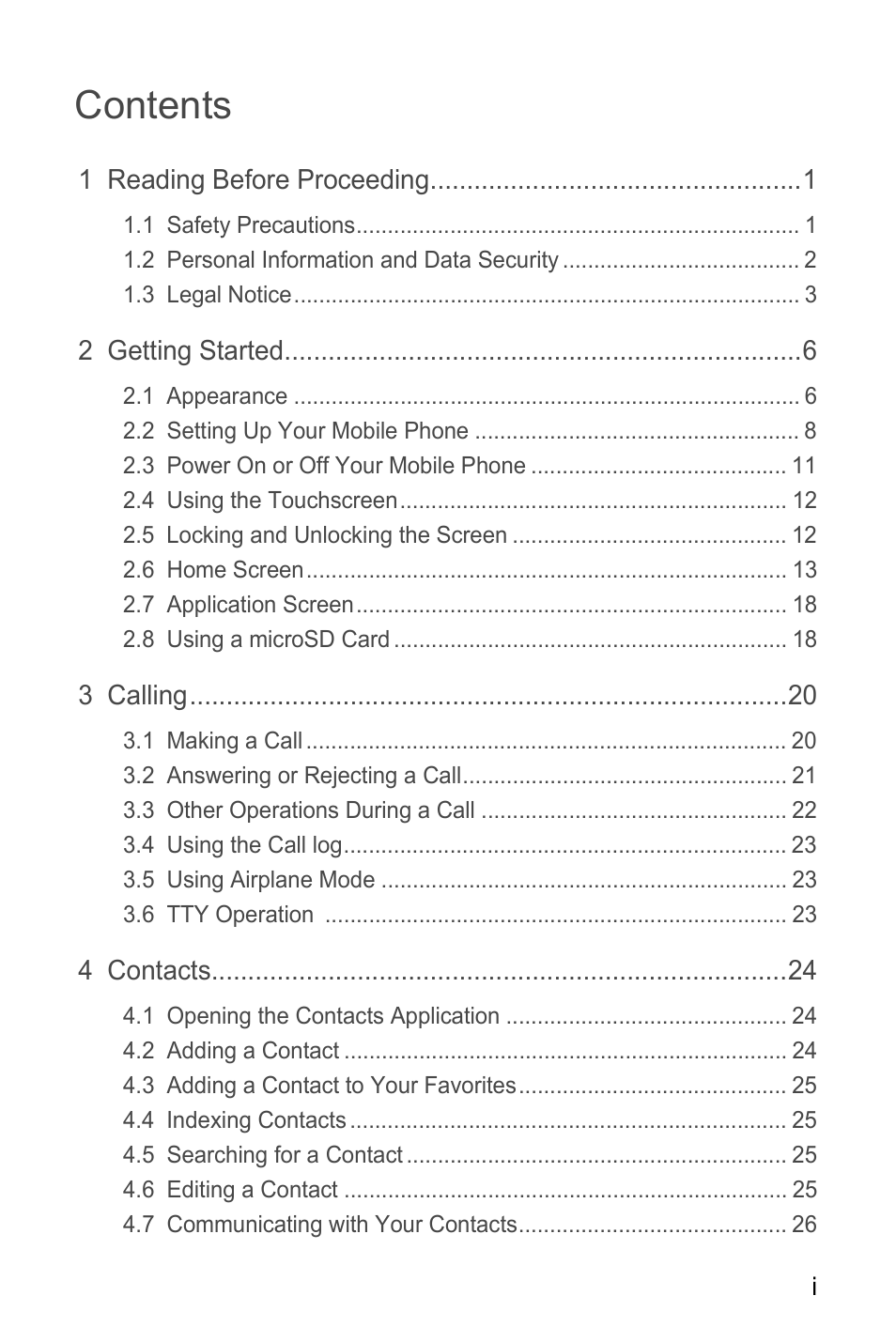 Huawei M886 Criket User Manual | Page 2 / 86