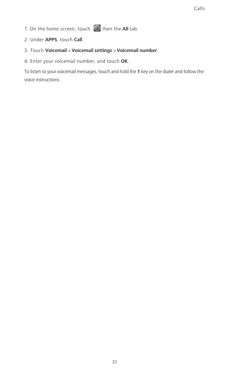 Huawei Ascend Mate MT1-U06 User Guide User Manual | Page 36 / 105
