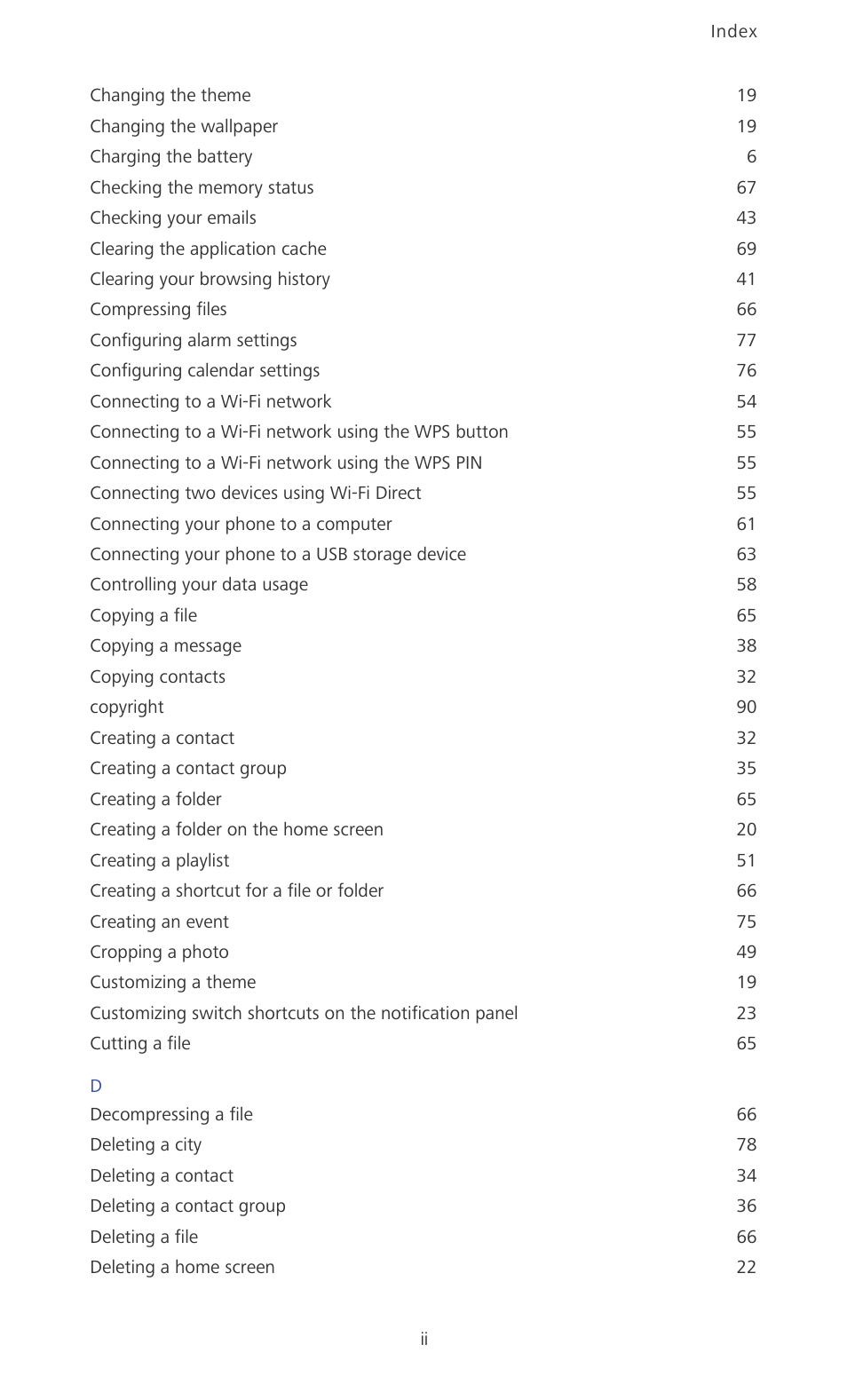 Huawei Ascend Mate MT1-U06 User Guide User Manual | Page 99 / 105