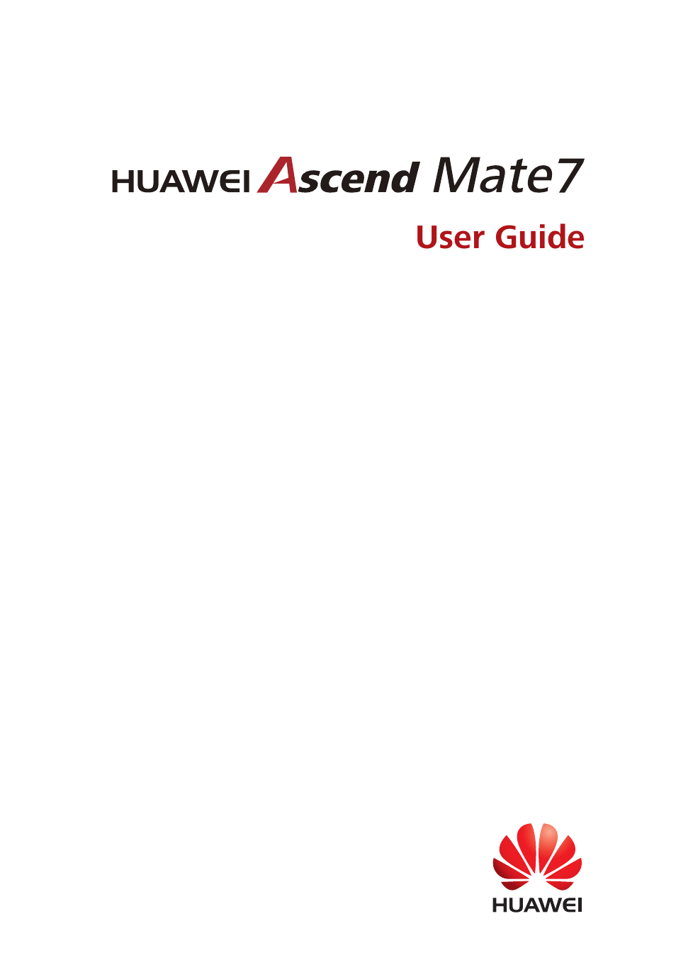 Huawei Ascend Mate7 MT7-L09 User Manual | 87 pages