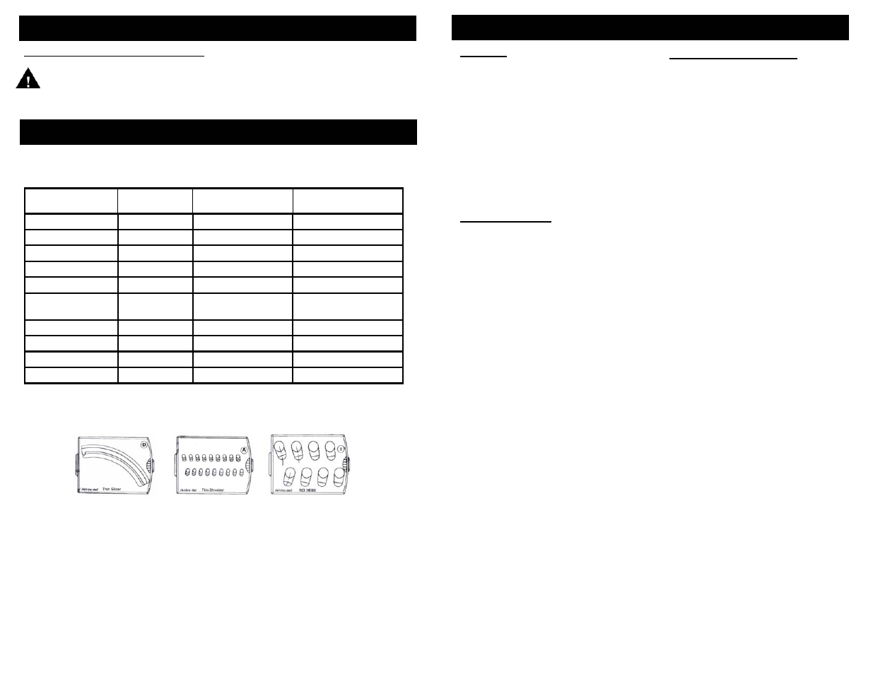 Operating instructions, Processing examples, Cleaning & troubleshooting | Bravetti EP108H User Manual | Page 4 / 5