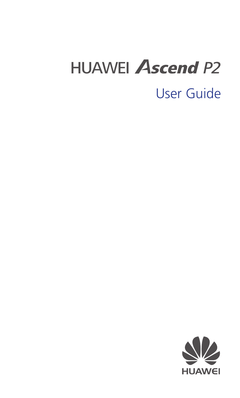 Huawei Ascend P2 P2-6011 User Manual | 104 pages