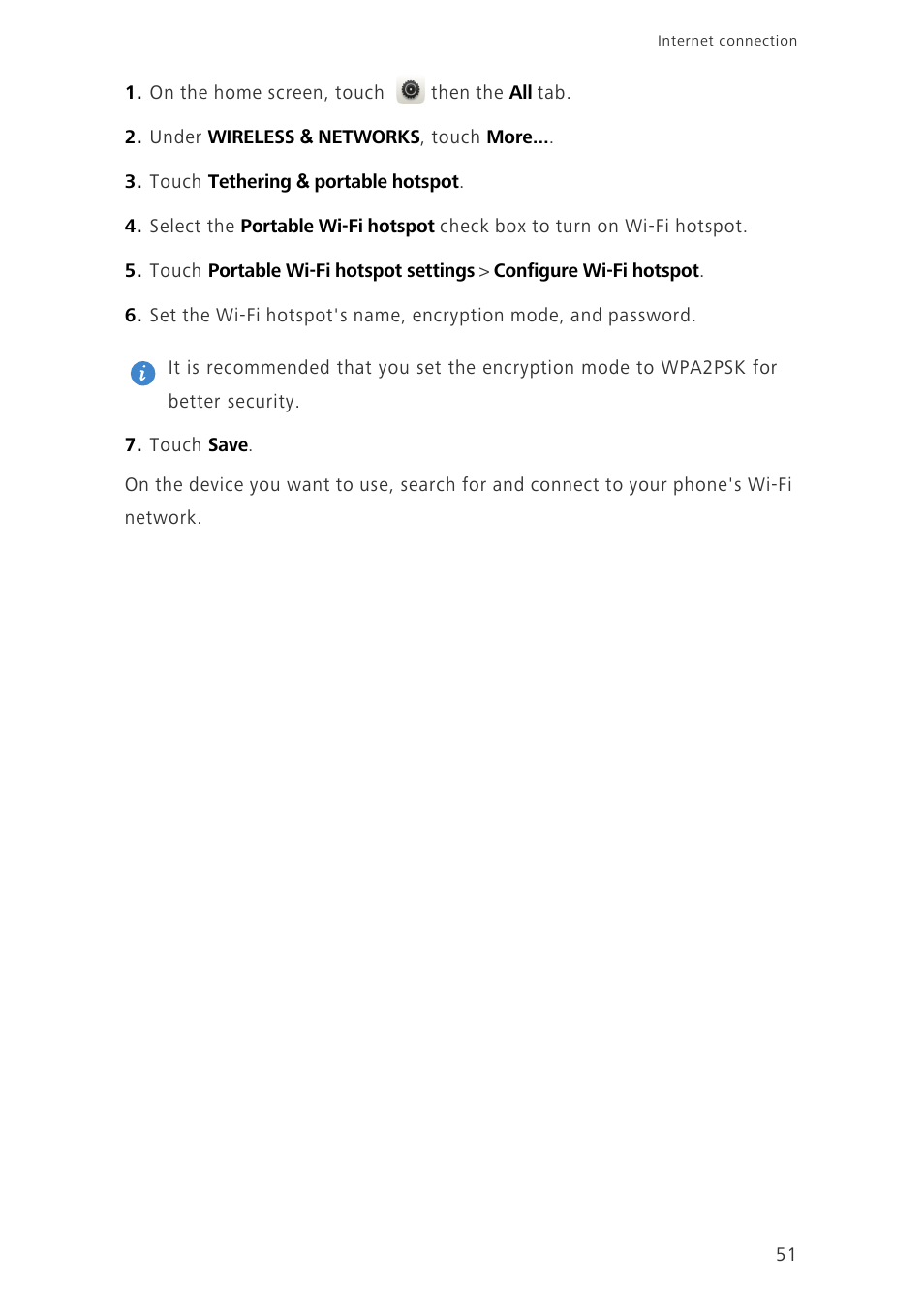 Huawei Ascend P7 P7-L10 User Guide User Manual | Page 55 / 90