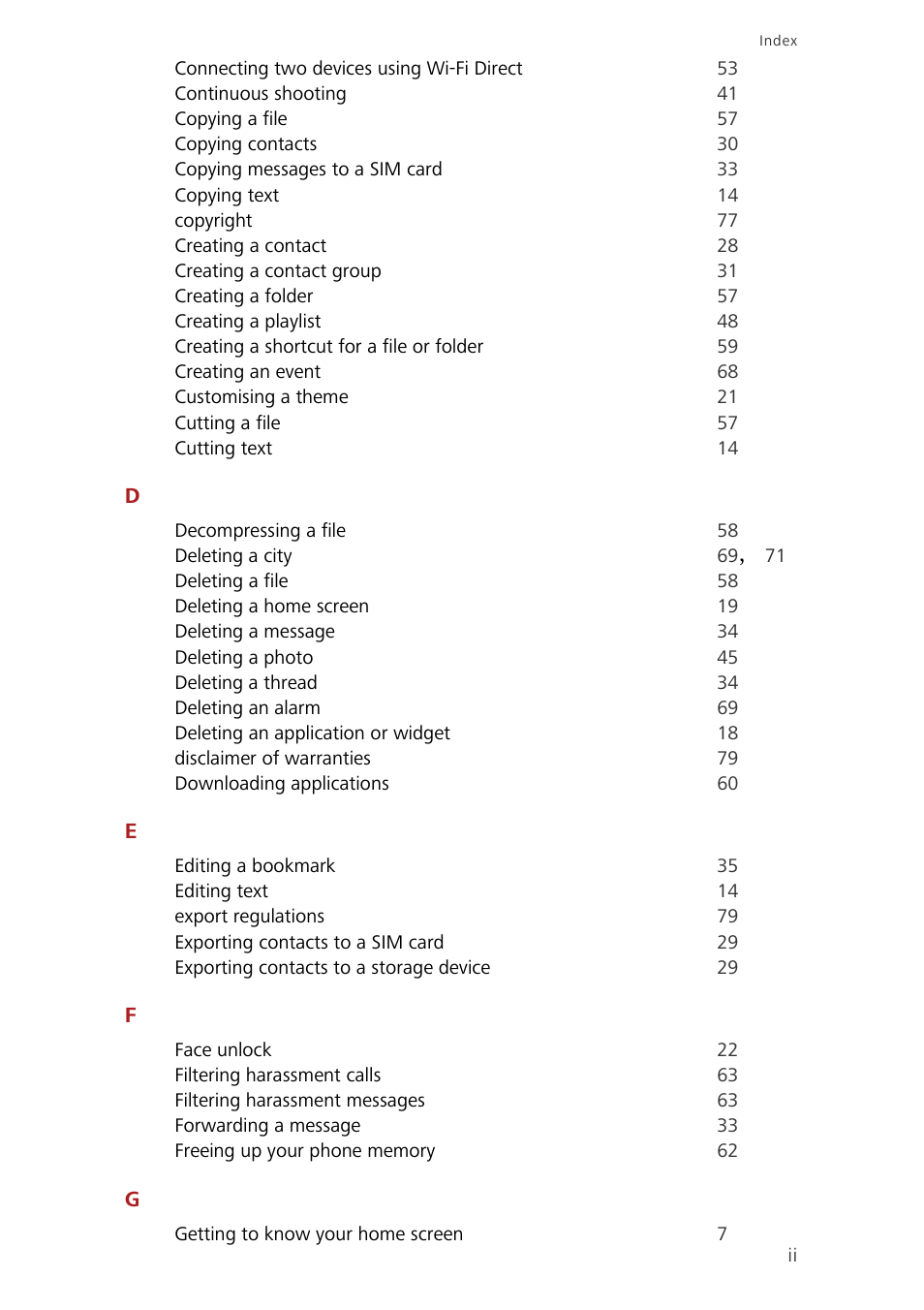 Huawei Ascend P7 P7-L10 User Guide User Manual | Page 85 / 90