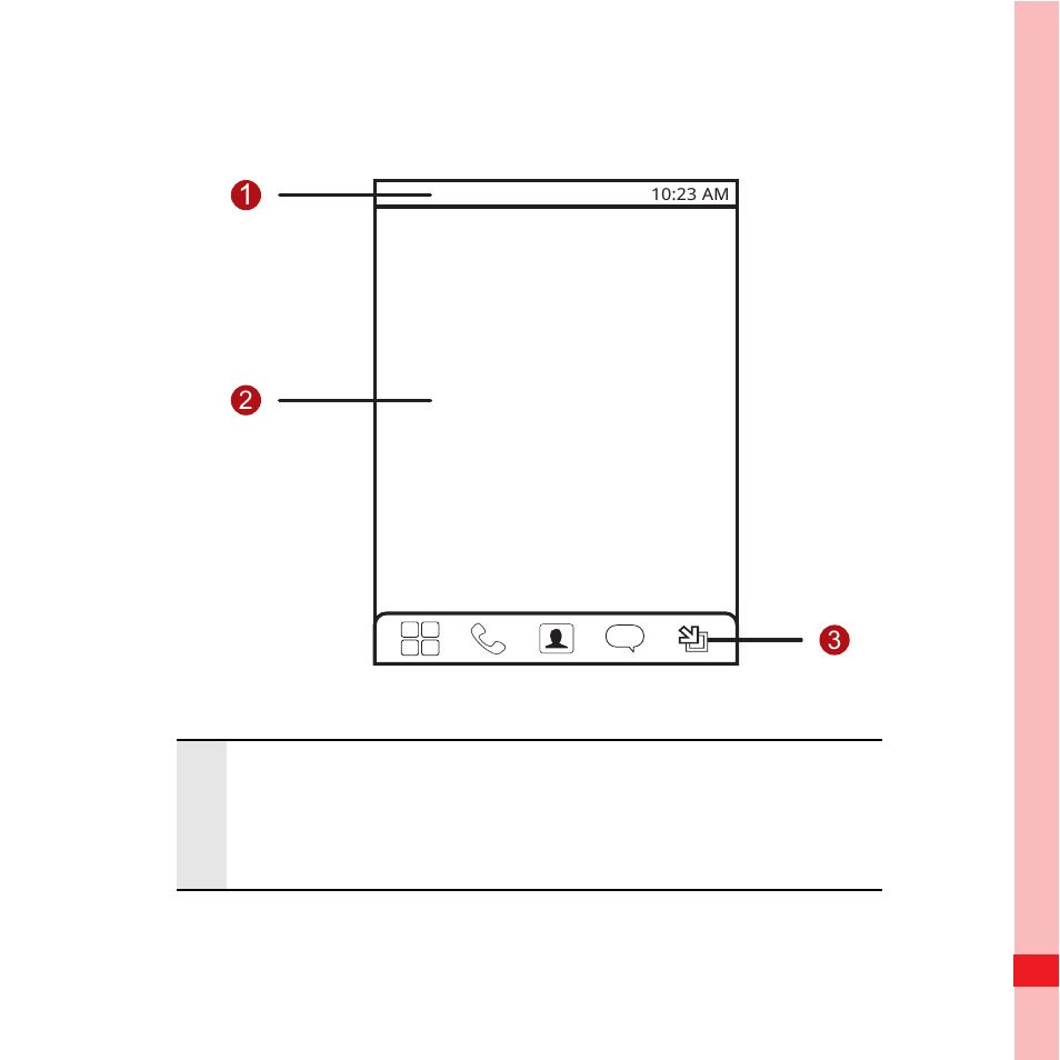 Home screen | Huawei U8100 User Guide User Manual | Page 24 / 187