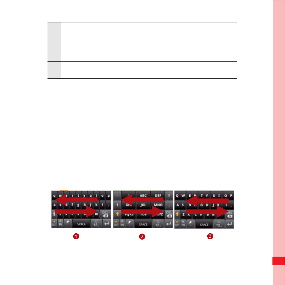 Switching the keyboard layout | Huawei U8100 User Guide User Manual | Page 67 / 187