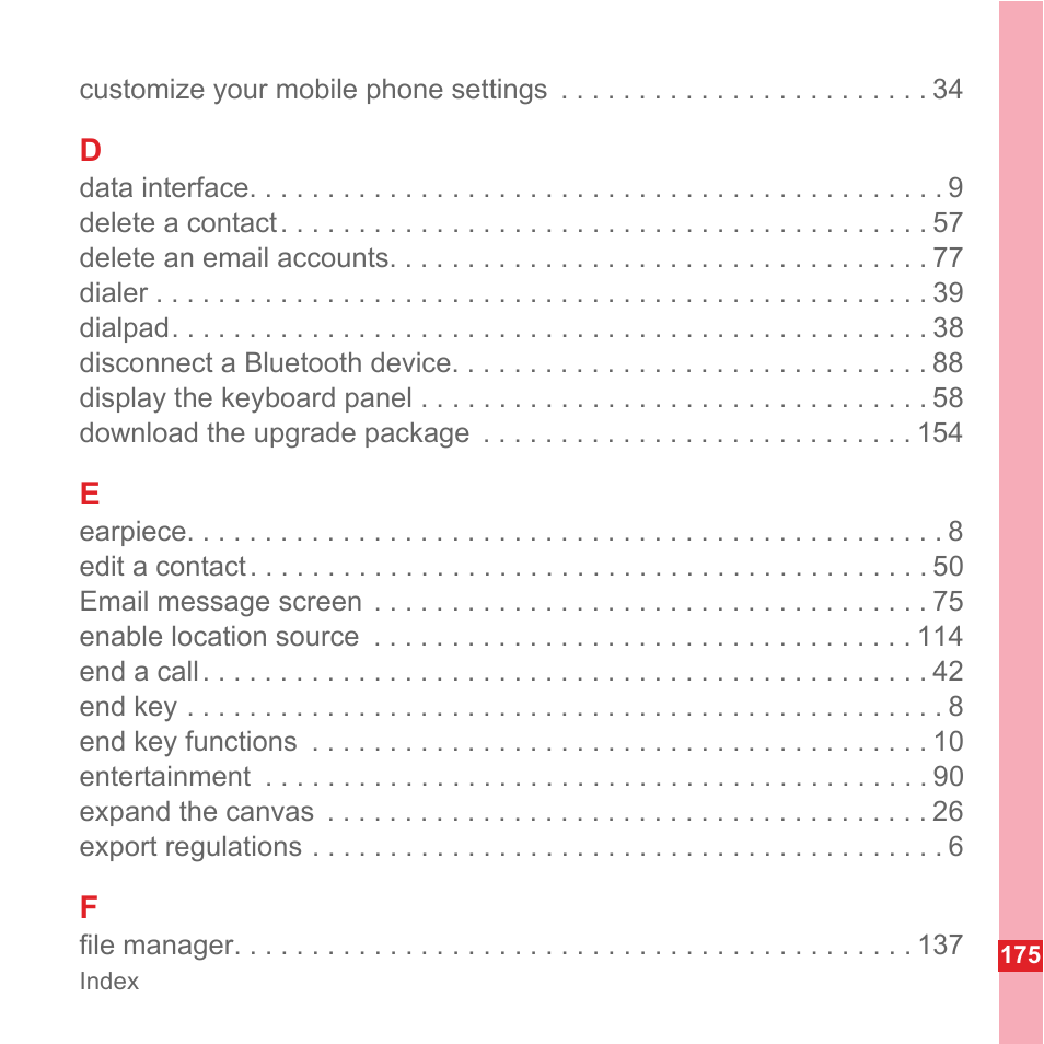 Huawei U8110 User Manual User Manual | Page 181 / 188