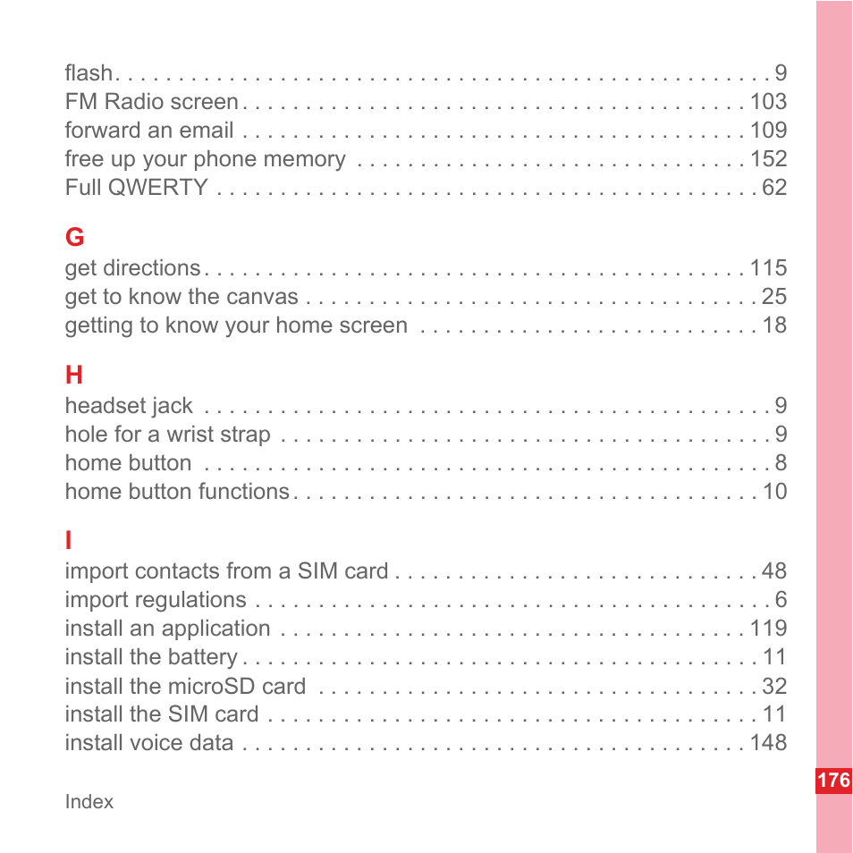 Huawei U8110 User Manual User Manual | Page 182 / 188