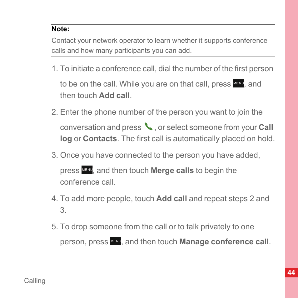 Huawei U8110 User Manual User Manual | Page 50 / 188