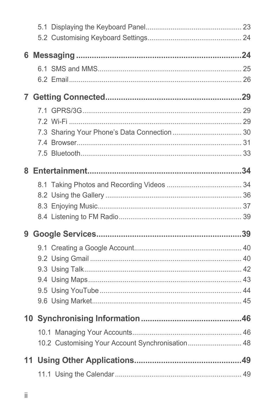 Huawei U8180 User Manual User Manual | Page 2 / 61