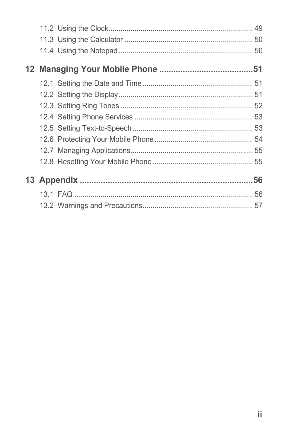 Huawei U8180 User Manual User Manual | Page 3 / 66