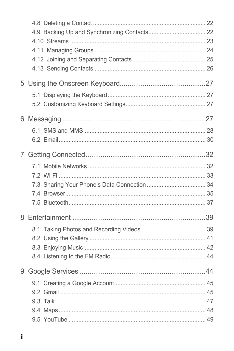 Huawei Ascend Y100 User Manual | Page 3 / 75