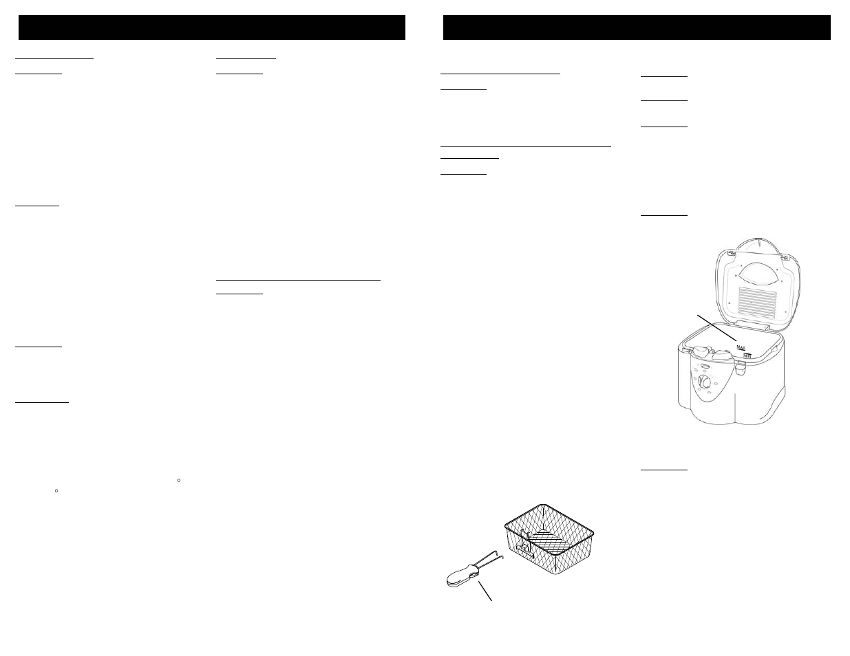 Slide number 4, Operation instructions, Operating instructions | Bravetti COOL TOUCH DEEP FRYER F2000 User Manual | Page 4 / 7
