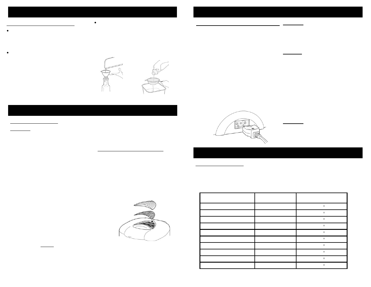 Slide number 5, Cleaning instructions, Operating instructions | Temperature and cooking guide | Bravetti COOL TOUCH DEEP FRYER F2000 User Manual | Page 5 / 7