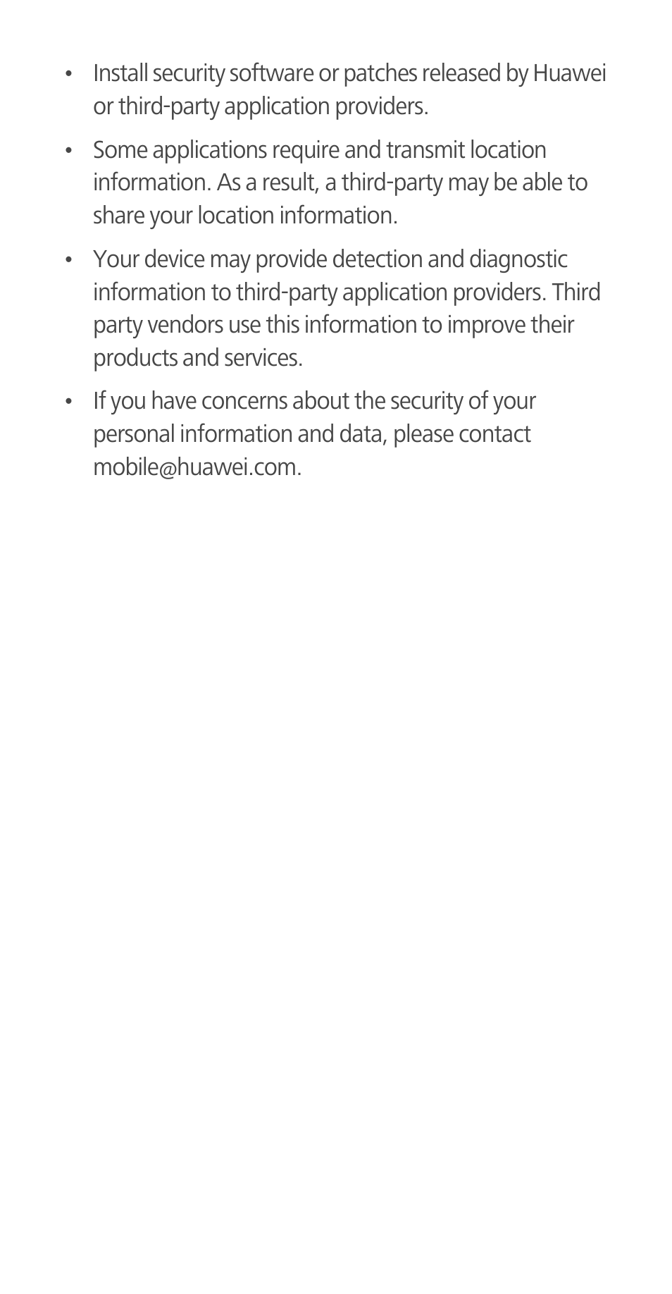 Huawei Ascend G700-U20 Quick Start User Manual | Page 23 / 28