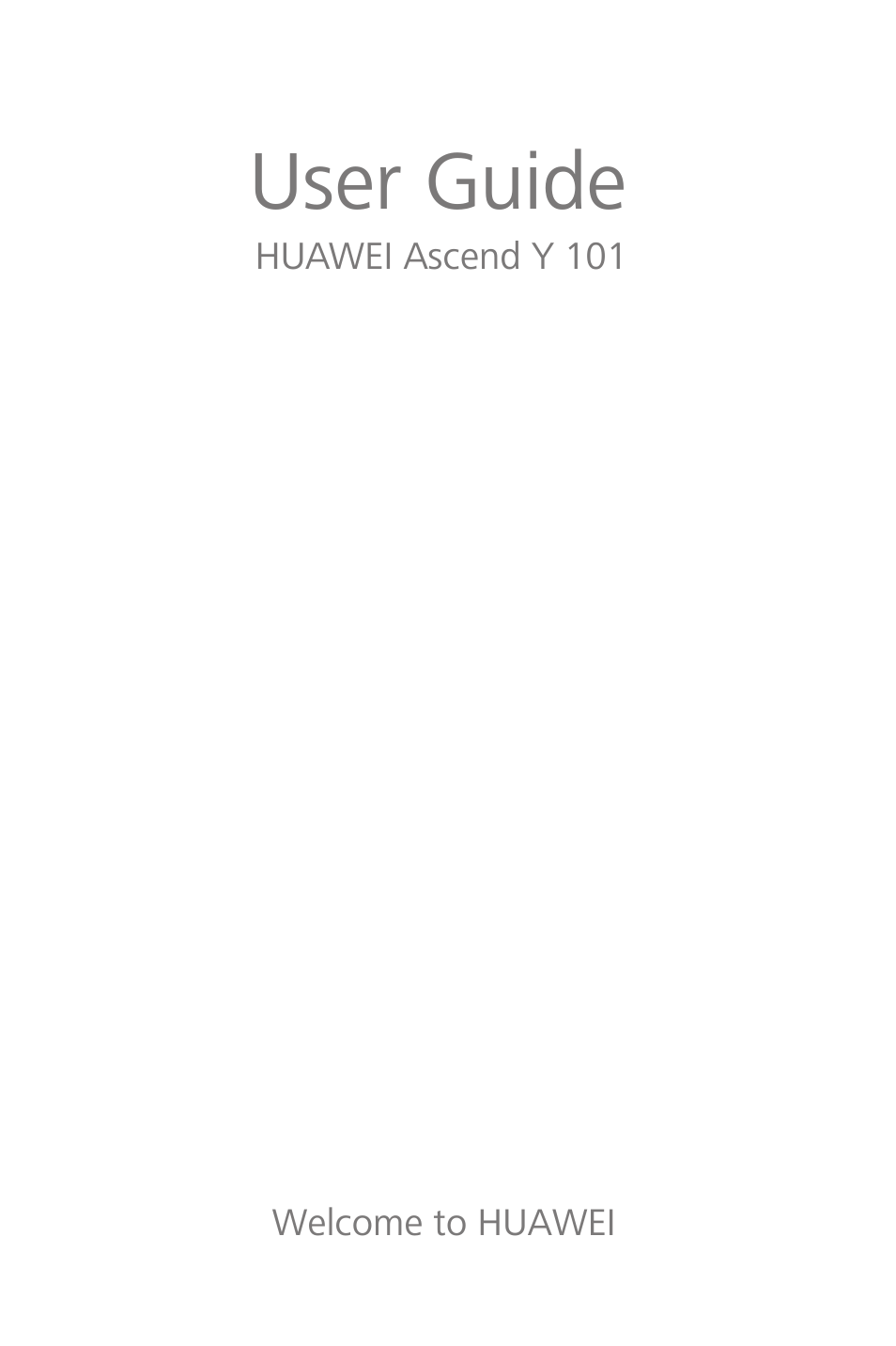 Huawei U8186 User Manual | 75 pages