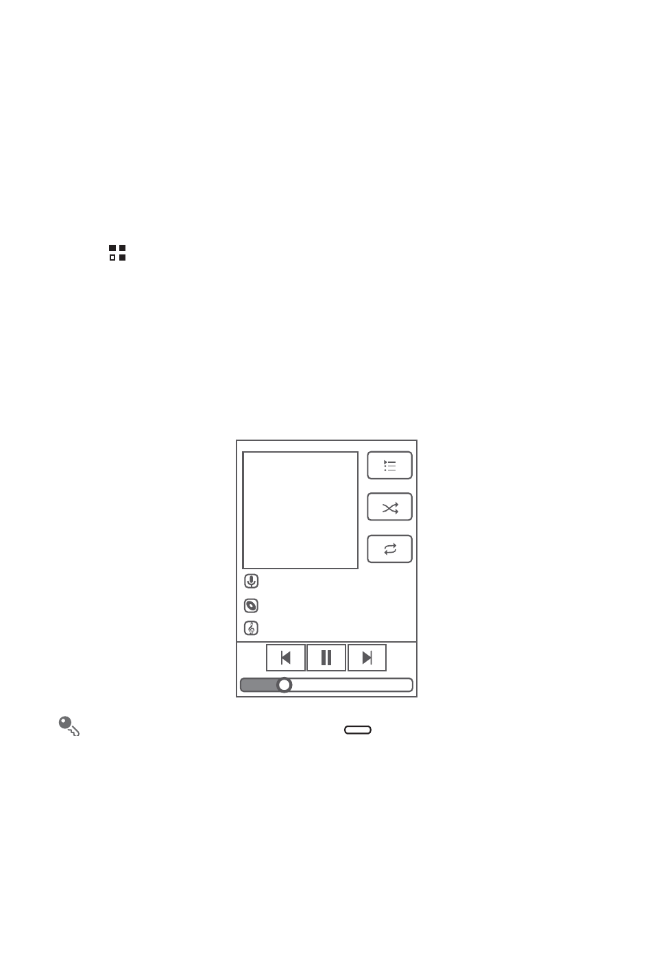 2 opening the media library, 3 playing music, 4 adding music to a playlist | Huawei U8186 User Manual | Page 47 / 75