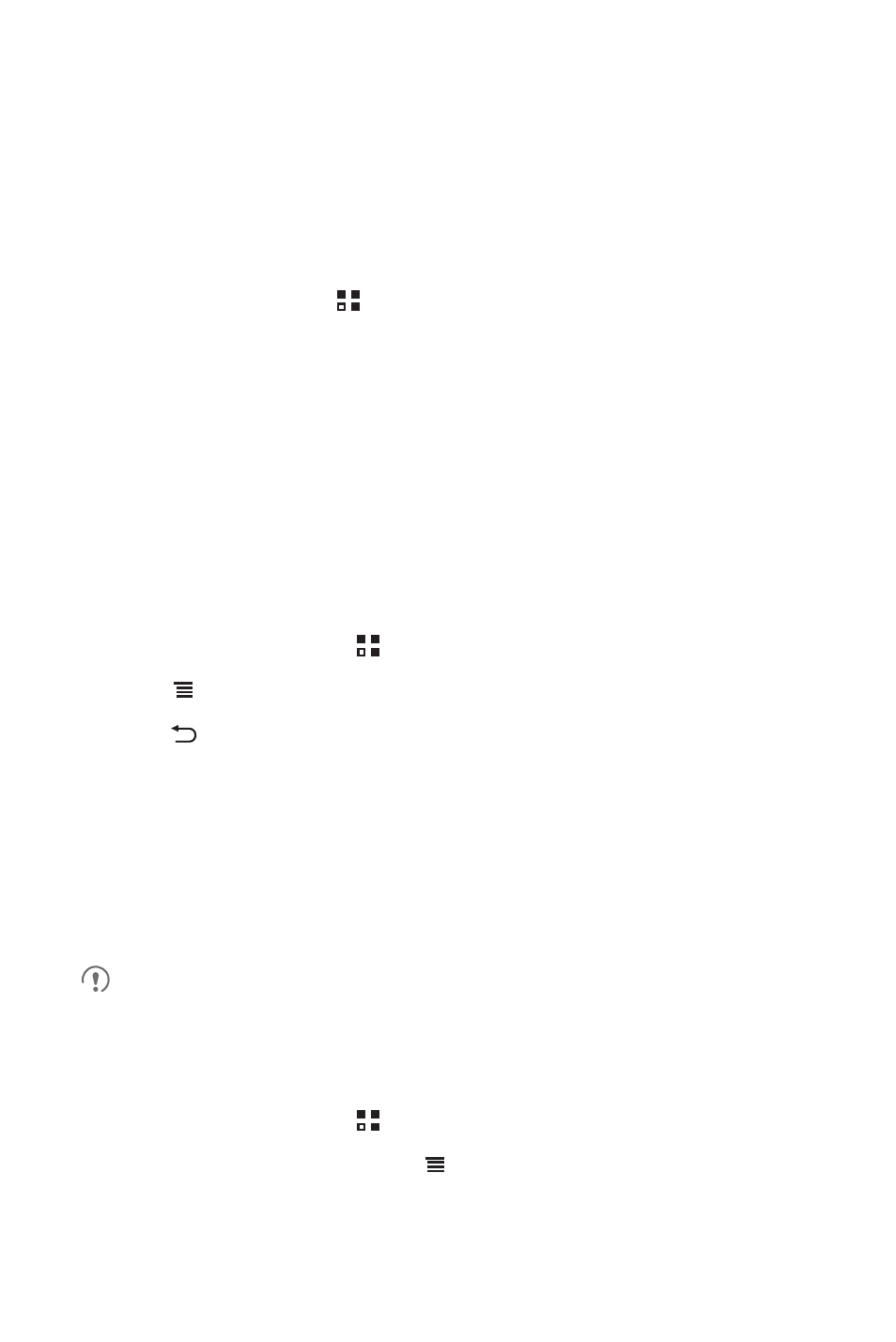 5 calculator, 1 opening calculator, 2 switching between basic and advanced panel | 6 notepad, 7 weather clock, 1 setting the default city | Huawei U8186 User Manual | Page 64 / 75