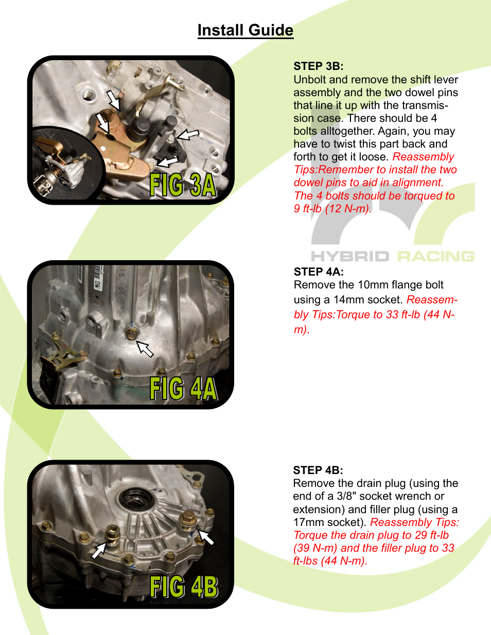 Install guide | Hybrid Racing WaveTrac LSD User Manual | Page 3 / 8