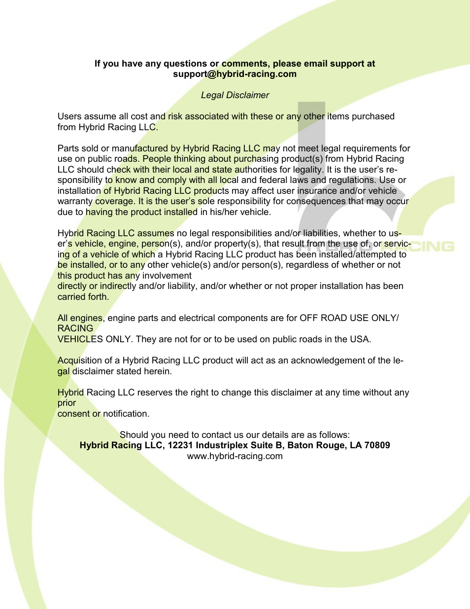 Hybrid Racing HR 05-06 Immobilizer Delete User Manual | Page 4 / 4
