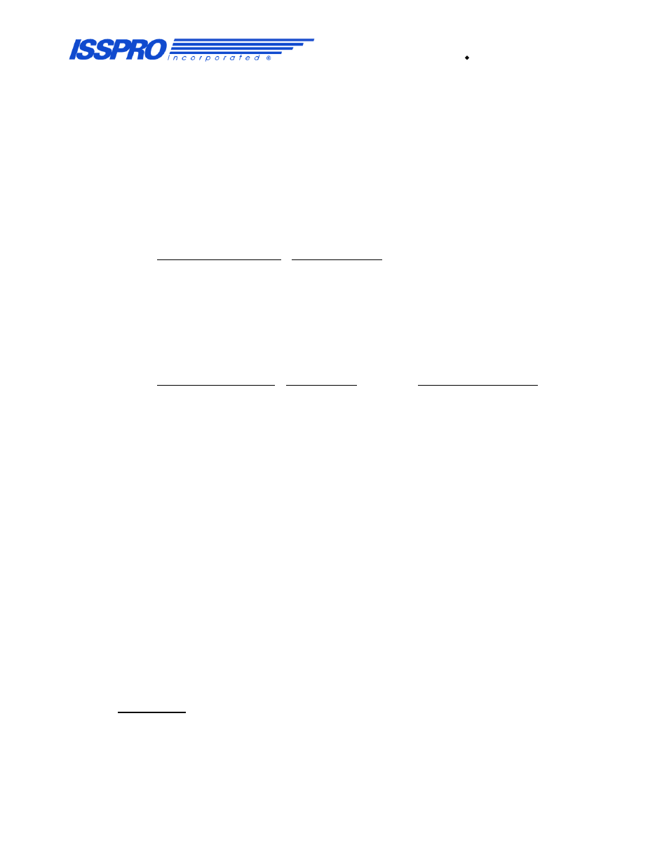 ISSPRO R4901A User Manual | 2 pages