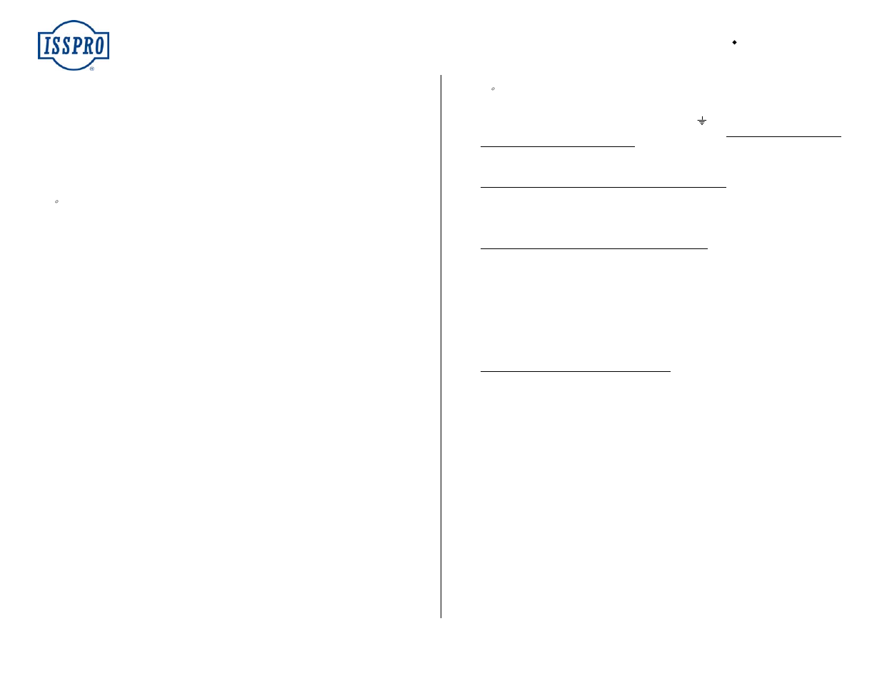 ISSPRO R6793 User Manual | 2 pages