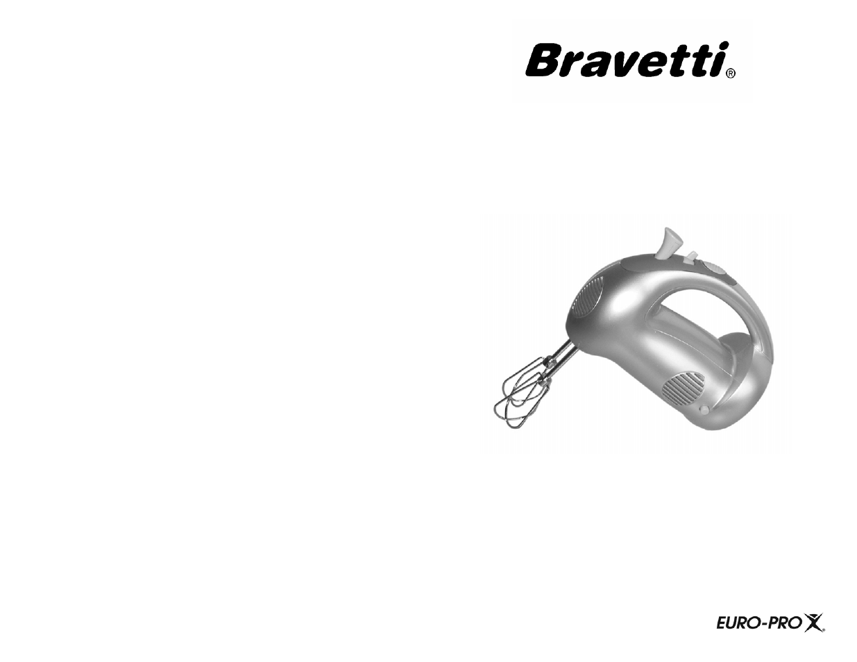 Bravetti EP552HA User Manual | 4 pages