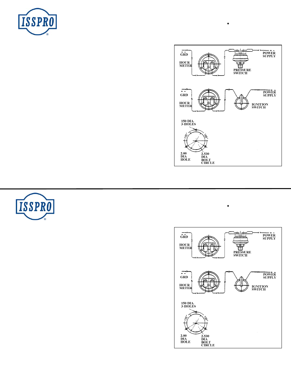 ISSPRO R8861HV User Manual | 2 pages